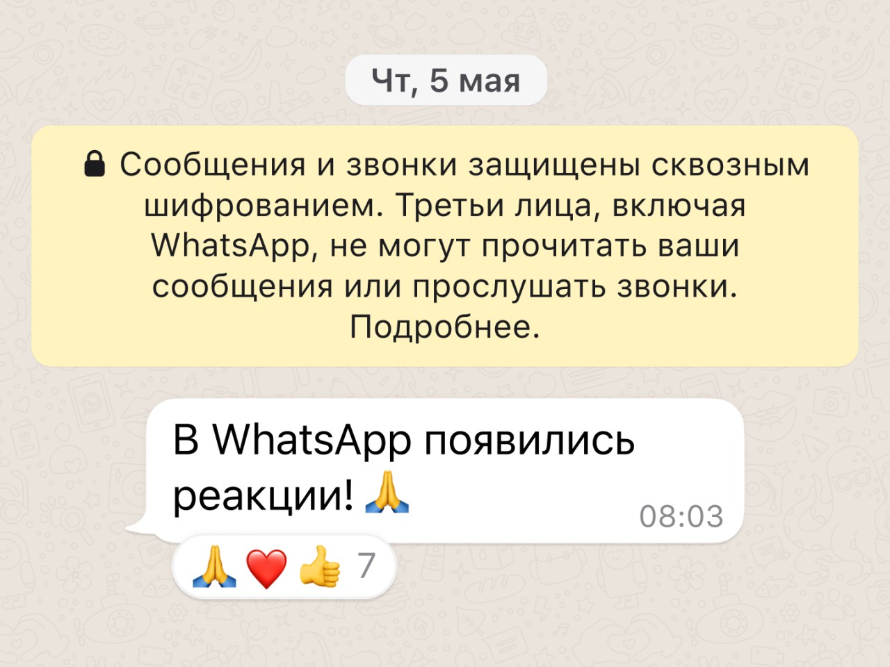 WhatsApp* запустил реакции, обмен файлами до 2 ГБ и группы с 512  участниками - Inc. Russia