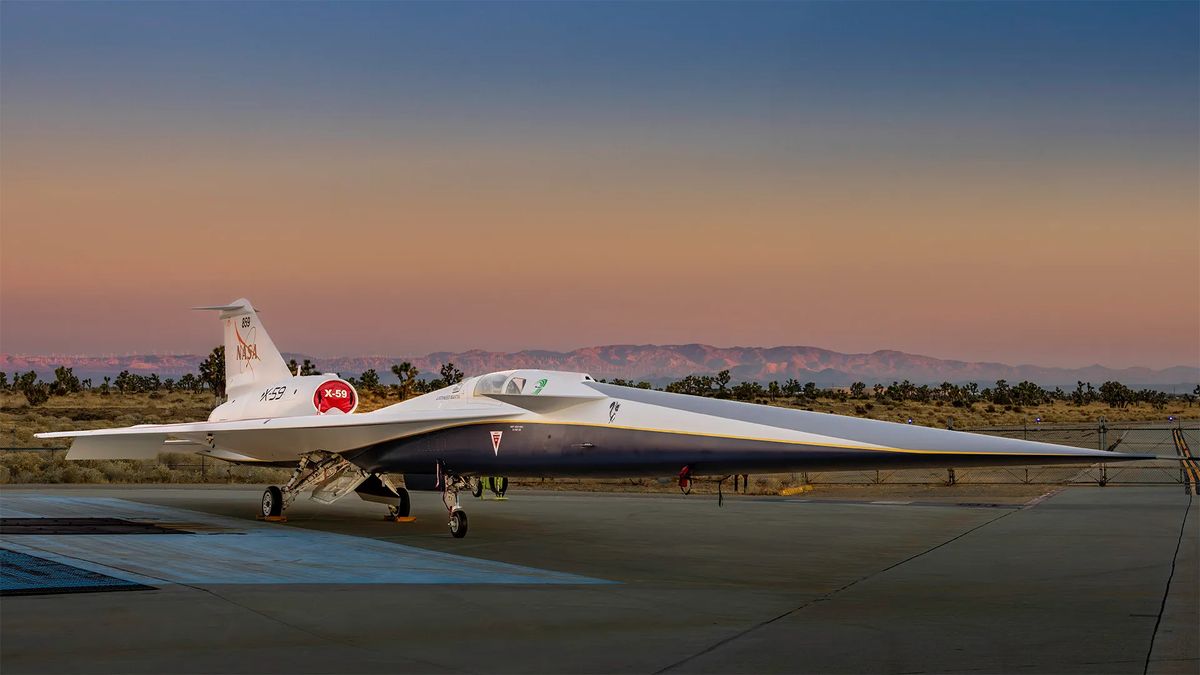 NASA представила X-59 — уникальный экспериментальный сверхзвуковой самолет  - Inc. Russia